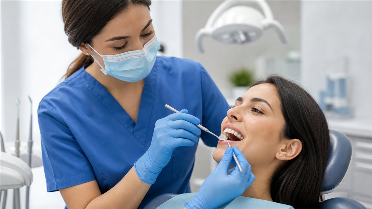 Professional teeth cleaning